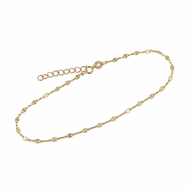 Caia Gold 375 armbånd ovale ledd 19cm