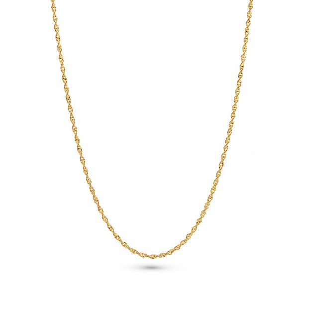 Caia Gold 375 halssmykke Singapore 42cm