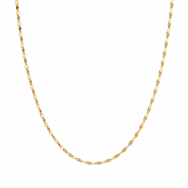 Caia Gold 375 halssmykke ovale ledd 42cm