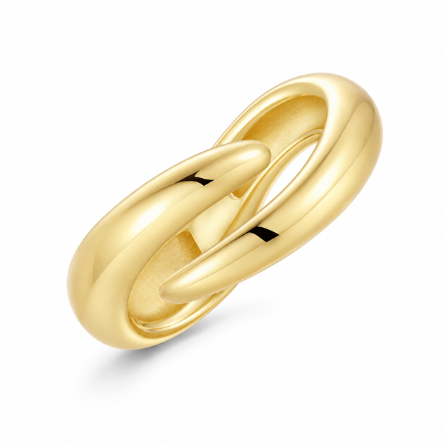 Ania Haie gold spiral  adjustable ring