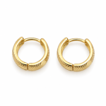 Caia Gold 375 slipt ørering 3,4mm 13mm