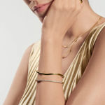Ania Haie gold pave tennis bracelet
