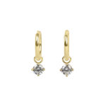 Nova crystal pendant ring ear g/clear