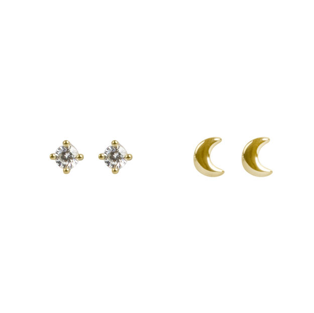 Sky moon ear set g/clear